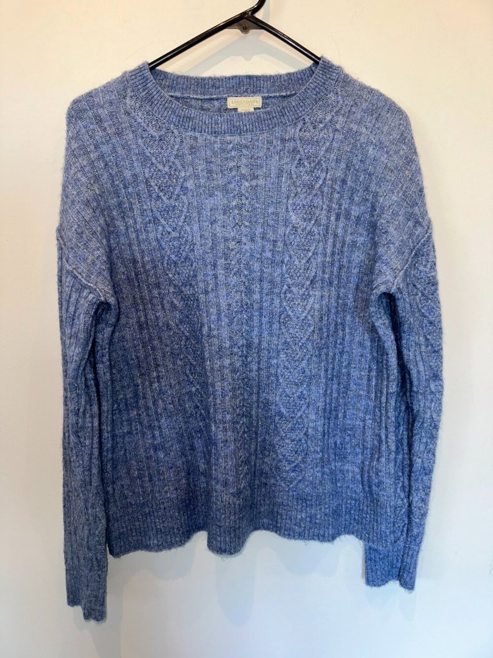 Legendary Outfitters Blue Cable Knit Sweater